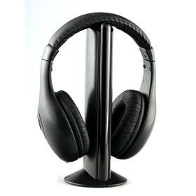 BRAND NEW Wireless Stereo Headphone - FM Transmitter and Receiver - Built-in FM Radio Function