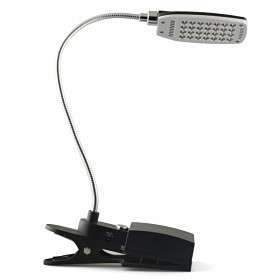 Table LED Lamp w/Clip to Fix on Laptop/LCD Monitor-28 Super Bright LED Lights-Adjustable Brightness