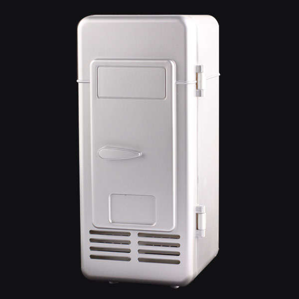 Super Mini Portable Desktop USB Fridge Refrigerator - Keep Beverage Can Cool & Hot