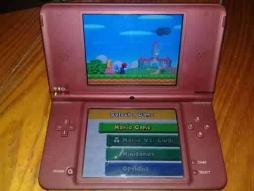 Nintendo DSi XL Maroon + 5 Games