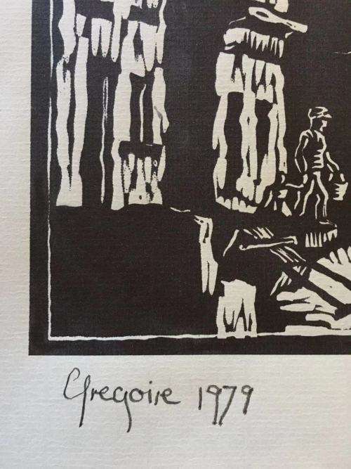 GREGOIRE BOONZAIER, BO-KAAP LINOCUT