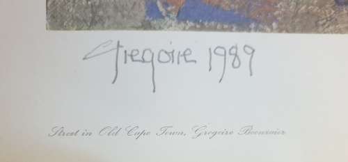 Gregoire Boonzaier, Street in Old Cape Town, District Six