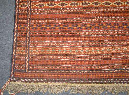 INDIAN HANDWOVEN KHALAT KILIM CARPET 2.96M X 1.92M