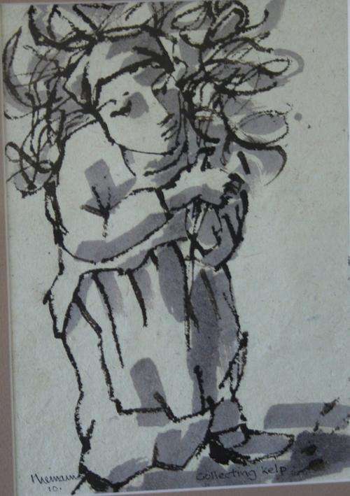 Hennie Niemann Snr- Collecting Kelp