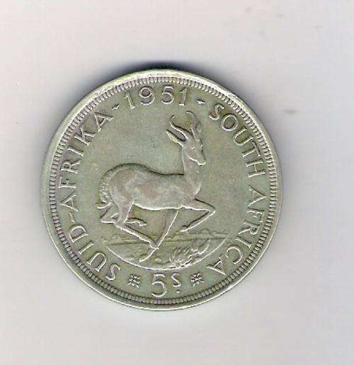 1951 FIVE SHILLING (CROWN)