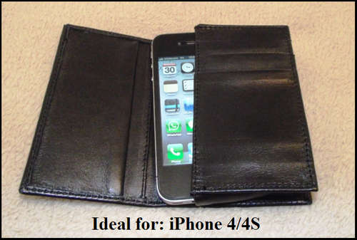 Sheep Skin Leather Wallet (Compatible with iPhone 4/4S, Samsung Galaxy S2, Blackberry) **SPECIAL**