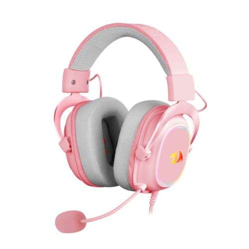 Redragon ZEUS X RGB Gaming Headset  Pink