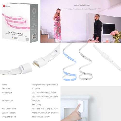Yeelight LED Lightstrip 1S (EU Plug) - Smart, 2m, Expandable, Apple HomeKit