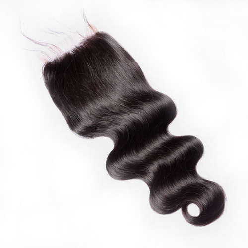 6A 4x4 Lace Closure Brazilian Human Hair Body Wave 10"~20"