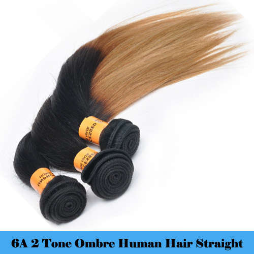 6A Straight Ombre Human Hair 12~28 inch 100g/bundle [one bundly]