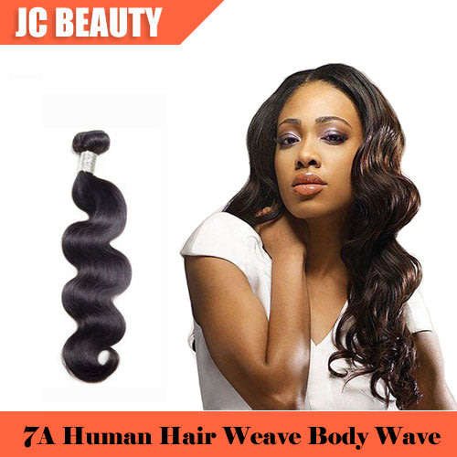 7A(market 10A above)  Brazilian/Peruvian Human Hair Body Wave 10"~24" 100g 1B# [one bundle only]