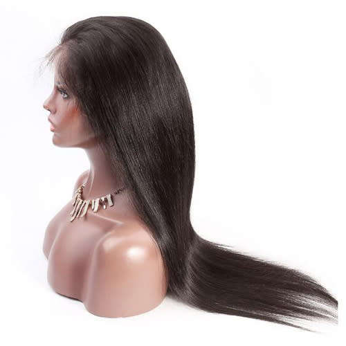 Full Lace Human Hair Wigs 10"~24" natural black