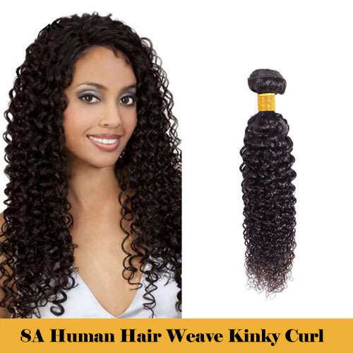 8A Brazilian/Peruvian Human Hair Kinky Curl 10"~22"  [one bundle only]