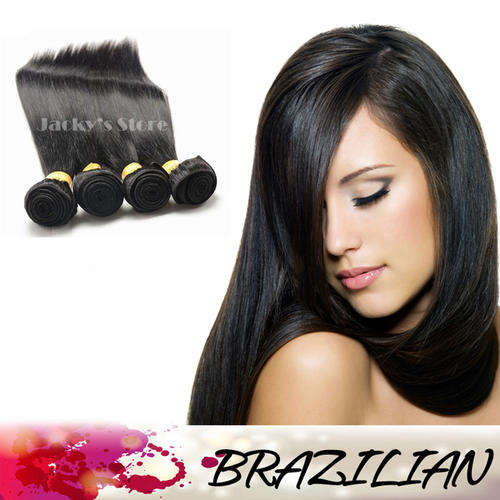 Brazilian Straight Human Hair 100g/Bundles Natural Black 6A 8~30inch