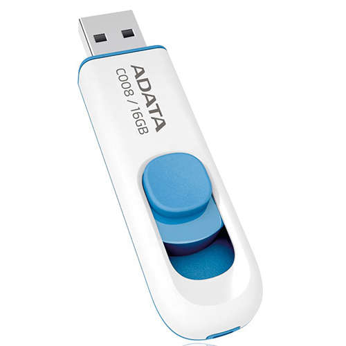 Adata Capless Sliding Flash Drive (16GB)