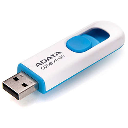 Adata Capless Sliding Flash Drive (16GB)