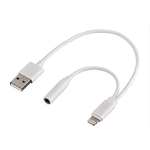2 in 1 Lightning to USB and Aux Cable | iPhone 7