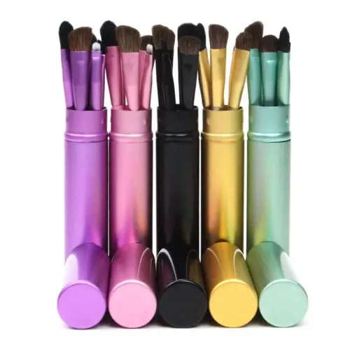 Portable 5pcs Travel Mini Eye Makeup Brushes Set | 4 COLORS
