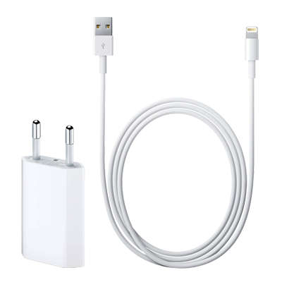 Apple 5W USB Power Adaptor Lightning To USB Cable Free shipping included