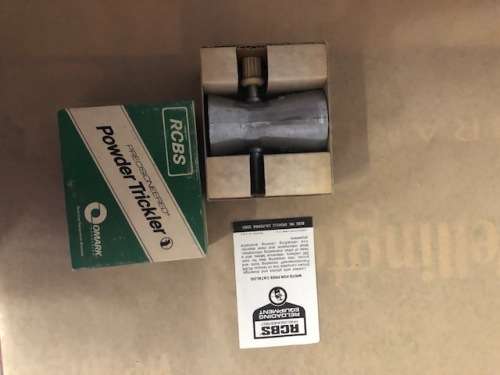 RCBS Powder Trickler: Boxed: Appears unused