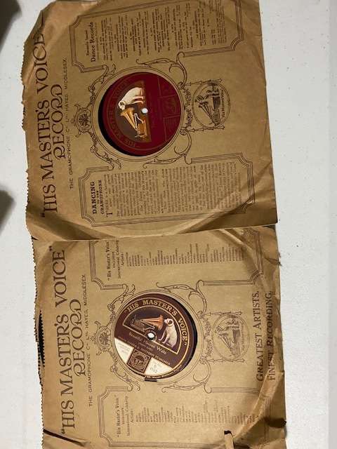 2 x His Masters voice 33 1/3 RPM collectable records
