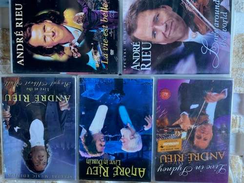 5 x Andre Rieu DVD's: Nice opportunity fans of the classics: Bid per item: R345  per DVD new on BoB