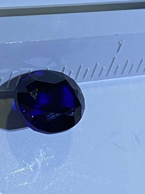 Brilliant natural earth mined Sapphire: Very good quality: 7.74 ct ACTUAL IMAGE