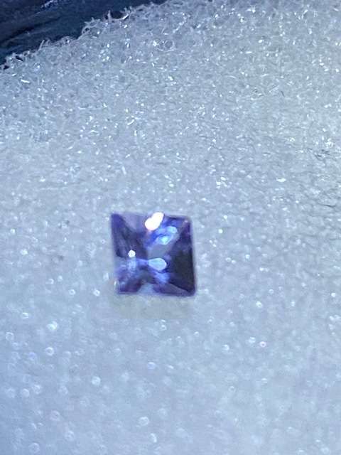 Natural 0.63 carat Tanzanite: Lovely stone: Actual image