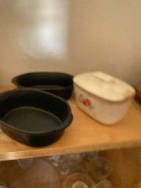 2 Lovely dishes bowls PLUS antique butter dish