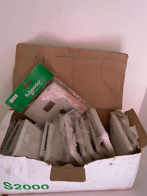 16 Schneider Electrical light switch and other covers: Never used!!!