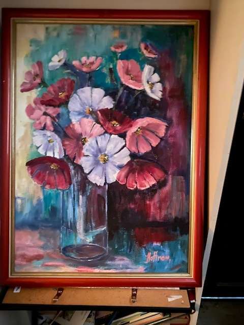 Gorgeous Original acrylic painting signed by Hoffman