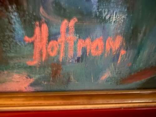 Gorgeous Original acrylic painting signed by Hoffman