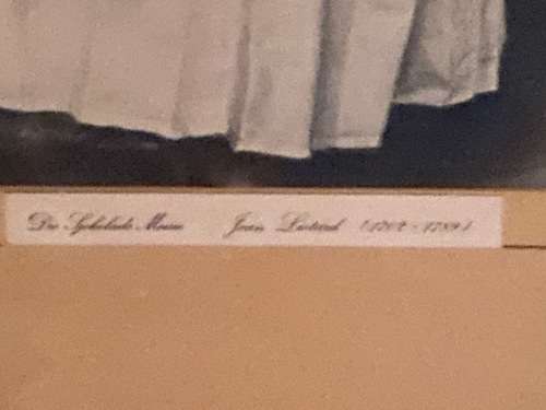 Gorgeous well framed Vintage print