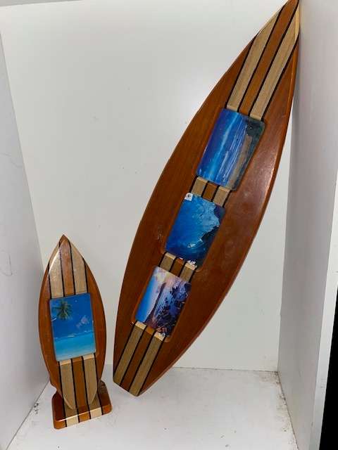 2 Beautiful Beach inspired decorative items with lovely framed images