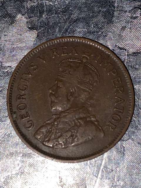 1929 Union of SA half penny in top condition: Great detail:  Scarce coin!!!!!