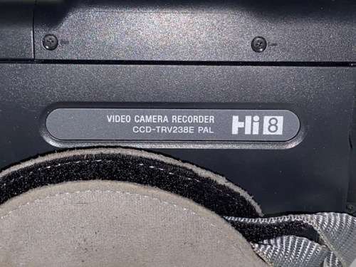 Video camera in bag with tripod in excellent condition