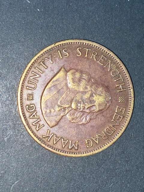 1963 Republic of SA  One Cent:
