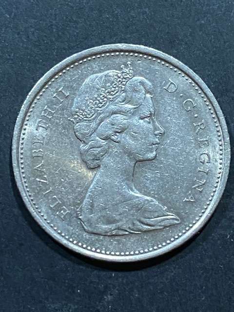 1969 CANADA 25 CENTS: Good condition !!!