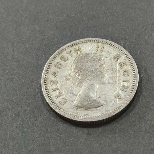 1955  1 Shilling Union of SA Coin in excellent condition