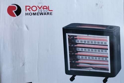 Royal 5 bar Quartz heater with humidifier in original box : As new condition