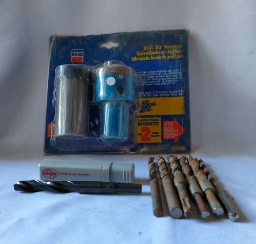 Raco Drill bit restorer plus various drill bits: