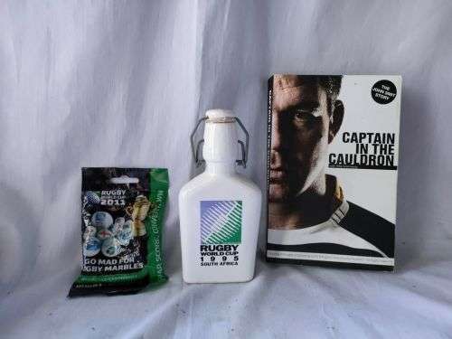 Rugby Memorabila incl Book by John Smith: Good condition: Subsidized shipping + FREE combining