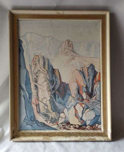 Lovely Original Acrylic painting: Unsigned 440 X 360 mm