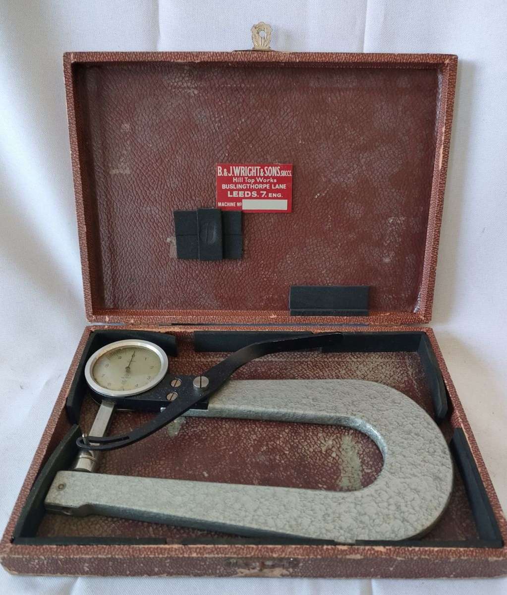 B Wright and Sons Vintage Micrometer: RARE