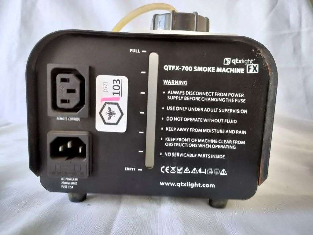 QTFX-700 Smoke machine: Working order