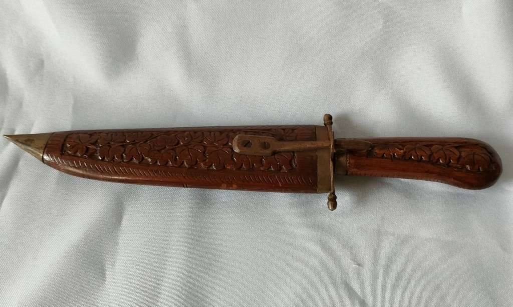 Knives & Daggers - Vintage Indian Dagger in scabbard: 280mm incl ...