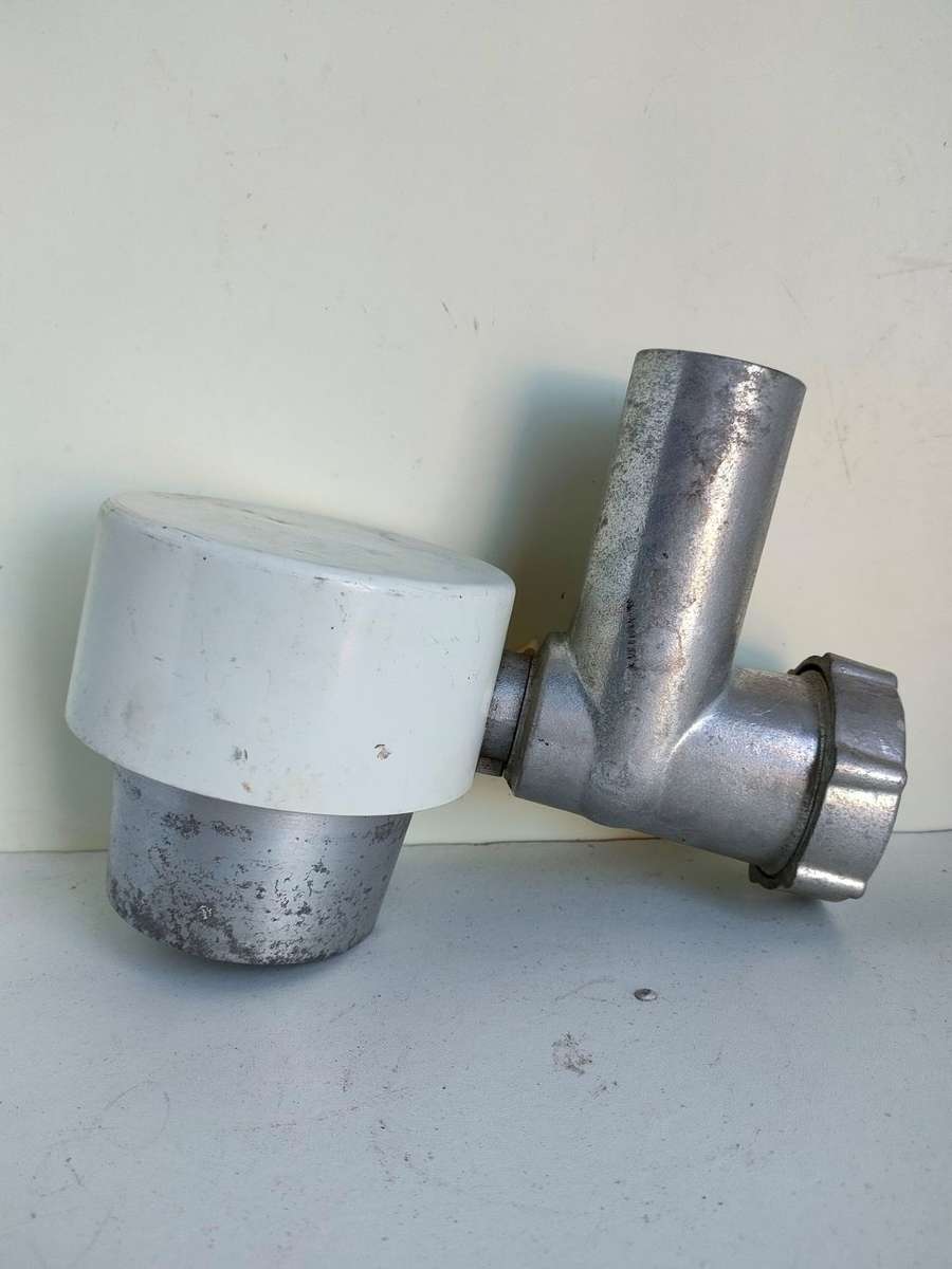 Large Heavy duty Meat Mincer attachment: Good condition with repair on PVC cover