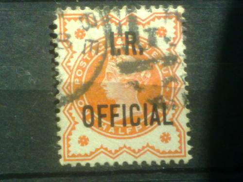 Victoria 1887 I R Official Fine used