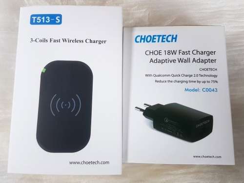 *IN STOCK* Choetech FAST Charge Wireless Charger, With Fast Charge Wall Adapter & QC 2.0 USB Cable