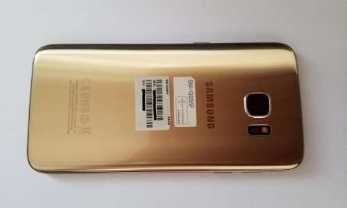 Gold Samsung S7 Edge - In box with papers. (Contract Ended)